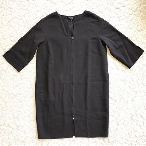 ST. JOHN Blazer Dress 12 Wool Zip Jacket